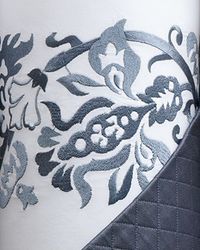 Saxon Full/Queen Embroidered Duvet Cover