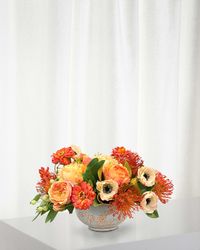 Cushion Protea in a Floral Bowl