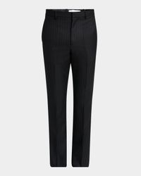 Men's Classic-Fit Pinstripe Formal Trousers