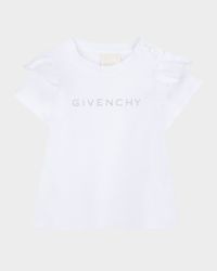 Girl's Glitter Logo-Print T-Shirt, Size 12M-3