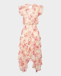 Dakota Chiffon High-Low Midi Dress
