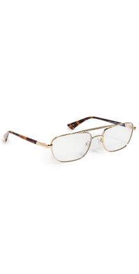 Le Specs Le Mimi Sunglasses Gold One Size