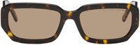 Marc Jacobs Brown Rectangular Sunglasses