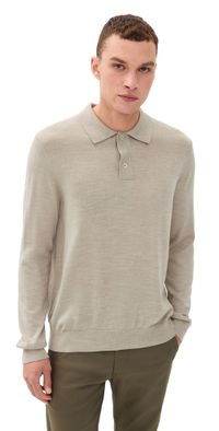NN07 Serge Polo Sweater Desert Khaki S