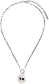 JIWINAIA SSENSE Exclusive Kids Silver 'Milk' Necklace