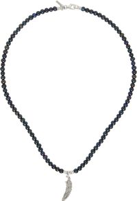 Emanuele Bicocchi Black Piuma Pearl Necklace