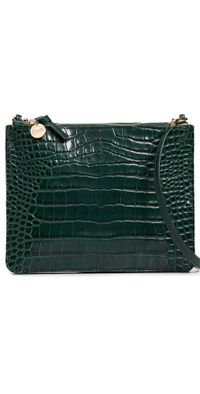 Clare V. Margot Double Sac Bretelle Bag Deep Pine One Size