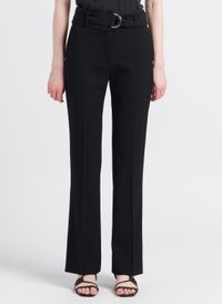 Iro - Pantalon droit en laine - Taille 40 - Noir