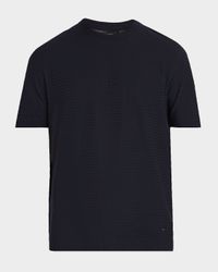 Men's Tonal Basketweave Crewneck T-Shirt