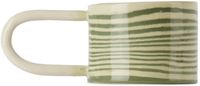 Henry Holland Studio SSENSE Exclusive Green & White Loop Mug