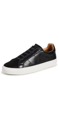 GREATS Royale 2.0 Leather Slip-on Sneakers Black 9