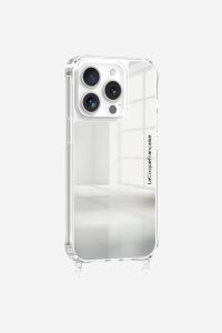 La Coque Francaise - Coque de téléphone miroir avec anneaux pour iphone 15 pro - Taille iPhone 15 Pro - Transparent