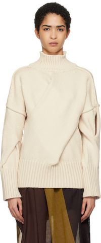 ISSEY MIYAKE Off-White Brobdingnag Turtleneck