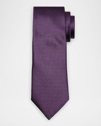 Men's Tonal Geometric Jacquard Tie