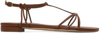 Manolo Blahnik Sandales Tabarek brunes