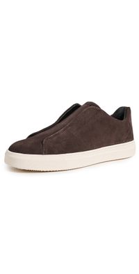 Vince Lakewood Suede Sneakers Cocoa Brown 7.5