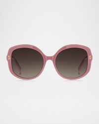 Round Acetate Sunglasses