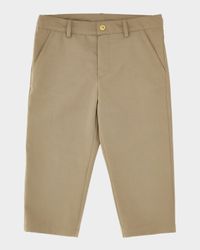 Boy's Organic Cotton Gabardine Pants, Size 2-5