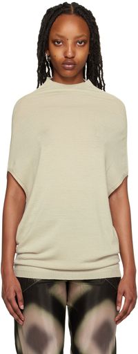 Rick Owens Off-White Crater Turtleneck