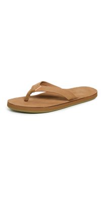 Hari Mari Fields Flip Flops Tan/Olive 10