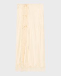 Calder Silk-Blend Maxi Slip Skirt