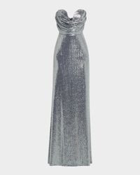 Juliette Strapless Disco Jersey Gown