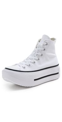 Converse Chuck Taylor All Star Lift Double Stack Sneakers White/Black/White M 3/ W 5