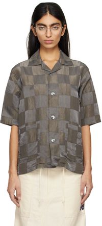 NEEDLES Gray Cabana Shirt