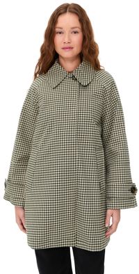 Barbour Barbour Kennedy Check Showerproof Jacket Sage Houndstooth/Mist 10