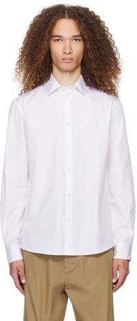 Sunspel White Buttoned Shirt