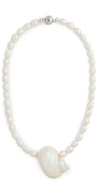 Julietta Mykonos Necklace Pearl One Size
