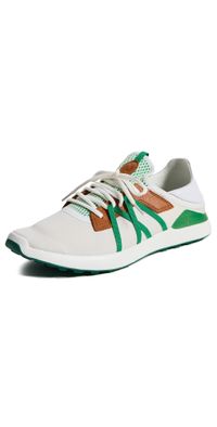 OluKai Manele Golf Sneakers White/Bamboo 9.5