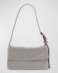 Vitty Mignon Mesh Crystal Shoulder Bag