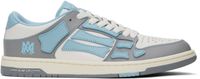 AMIRI Blue & White Varsity Skel Top Low Sneakers