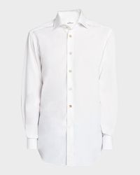 Men's Solid Twill Dress Shirt