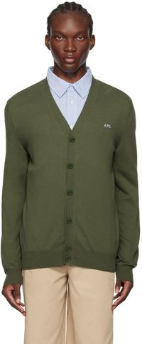 A.P.C. Khaki Joseph Cardigan