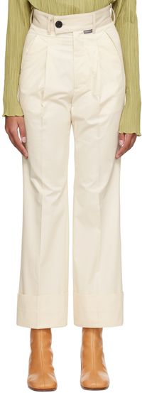 Oct31 Off-White Turnup Trousers