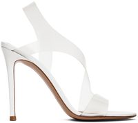 Gianvito Rossi White Metropolis Heeled Sandals