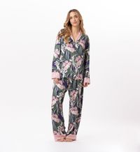 Le Chat - Pyjama boutonné en viscose - Taille 48 - Multicolore