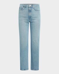 The Margot High-Rise Straight Cropped Jeans