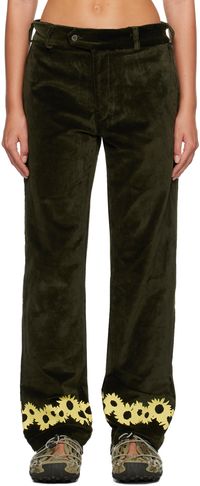Saintwoods Green Flower Trousers