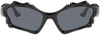 Le Specs Black 'Le Siren' Sunglasses