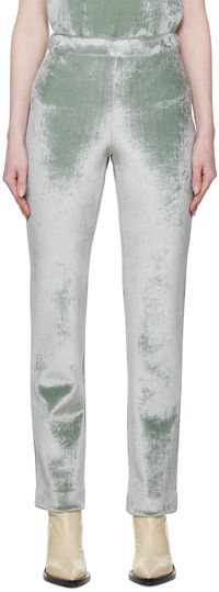 Jil Sander Blue Palazzo Trousers