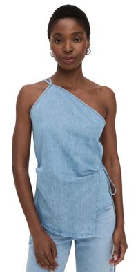 Closed Wrap Top Light Blue S