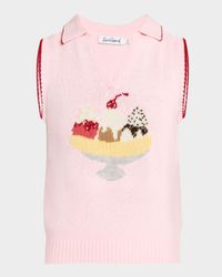 Split Sleeveless Polo Vest