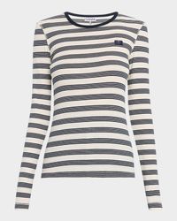 Stripe Soft Cotton Long Sleeve T-Shirt