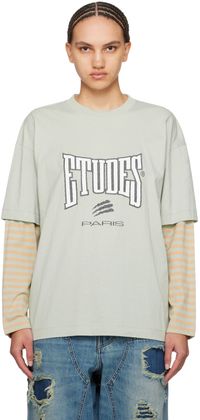 Études Gray Goudron Boxing Long Sleeve T-Shirt