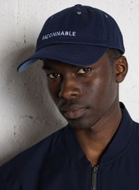 Faconnable - Casquette en coton - Taille Unique - Bleu
