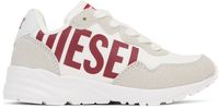 Diesel Kids White & Red S-Star Light Lc Sneakers