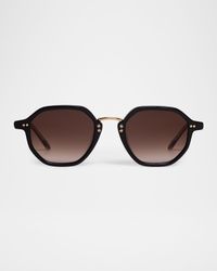 Dakota Acetate & Titanium Octagon Sunglasses